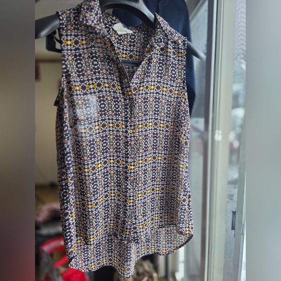 H&M Geometric Patterned Blouse - Multicolor - Picture 3 of 6